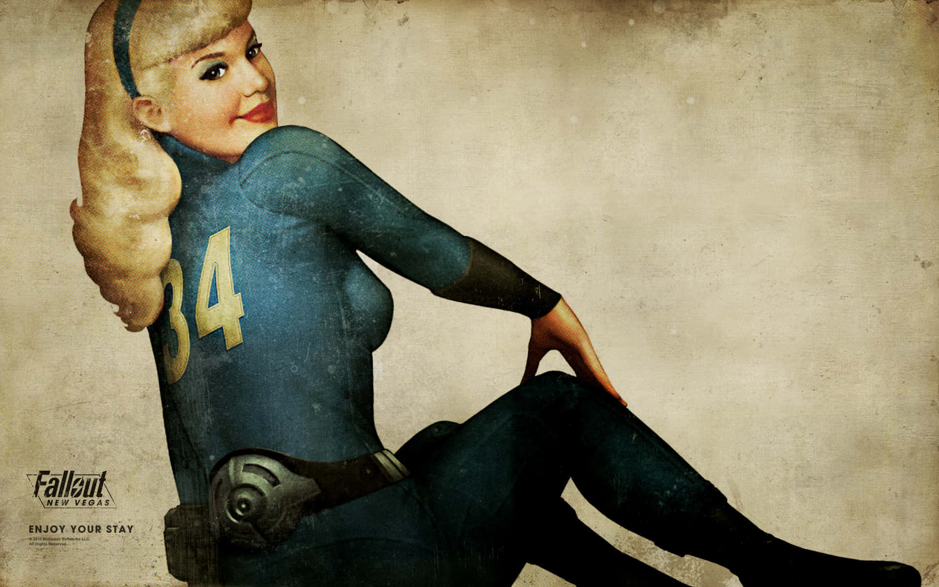 Pósterprovocativo De Fallout New Vegas. Fondo de pantalla