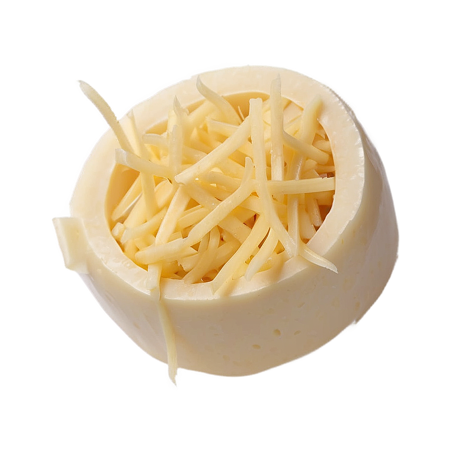 Provolone Shredded Cheese Png 06132024 PNG