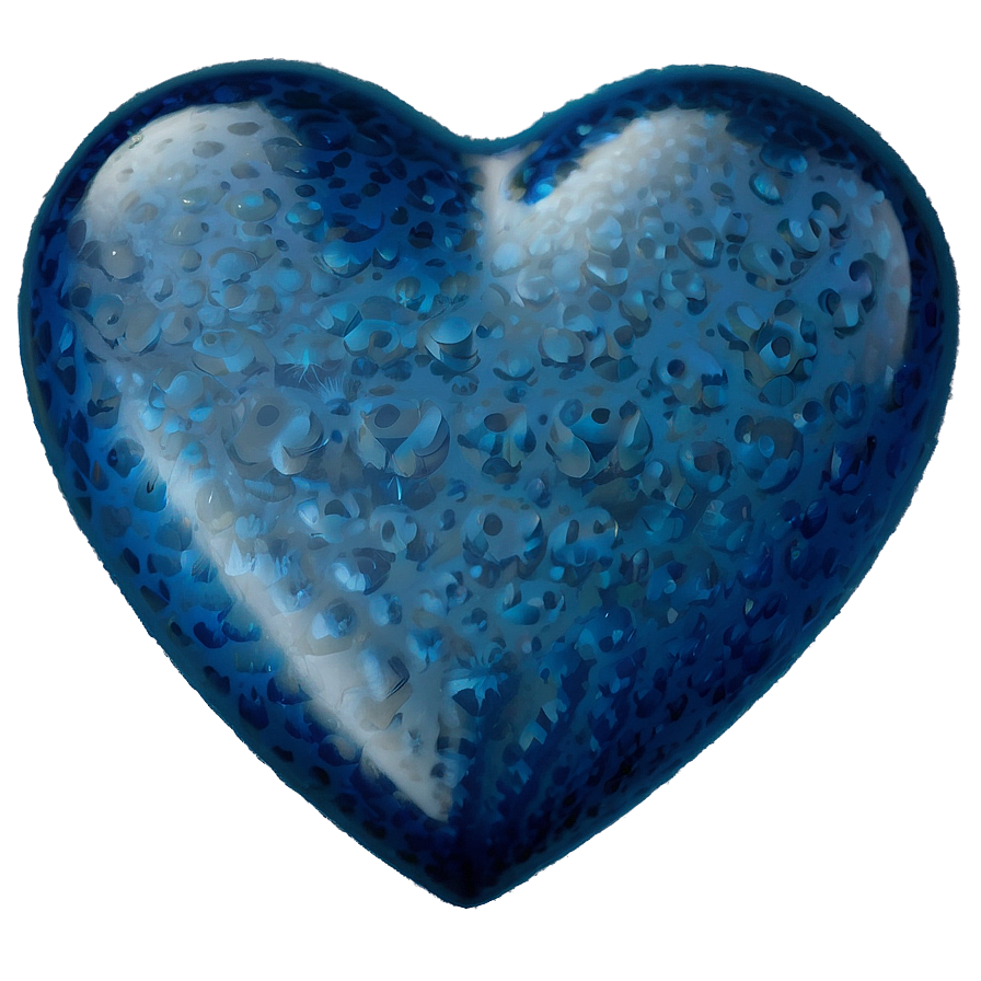 Prussian Blue Heart Emoji Png 06272024 PNG