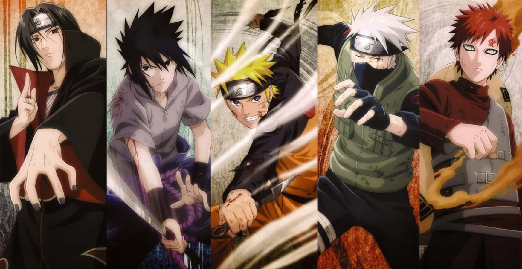 Personajesdel Videojuego De Naruto Para Ps4 Fondo de pantalla