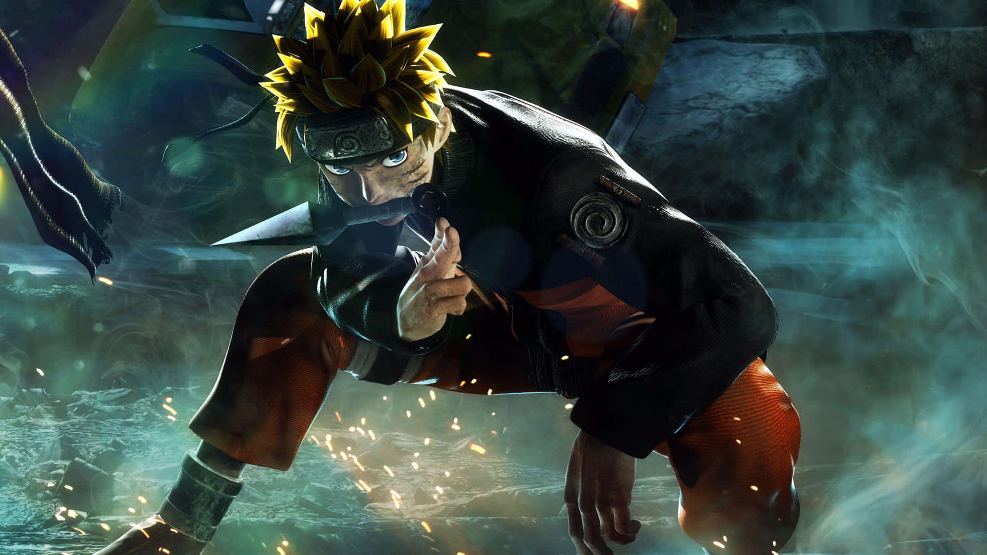 Unlock the power of the nine tailed beasts in PS4 Naruto Wallpaper