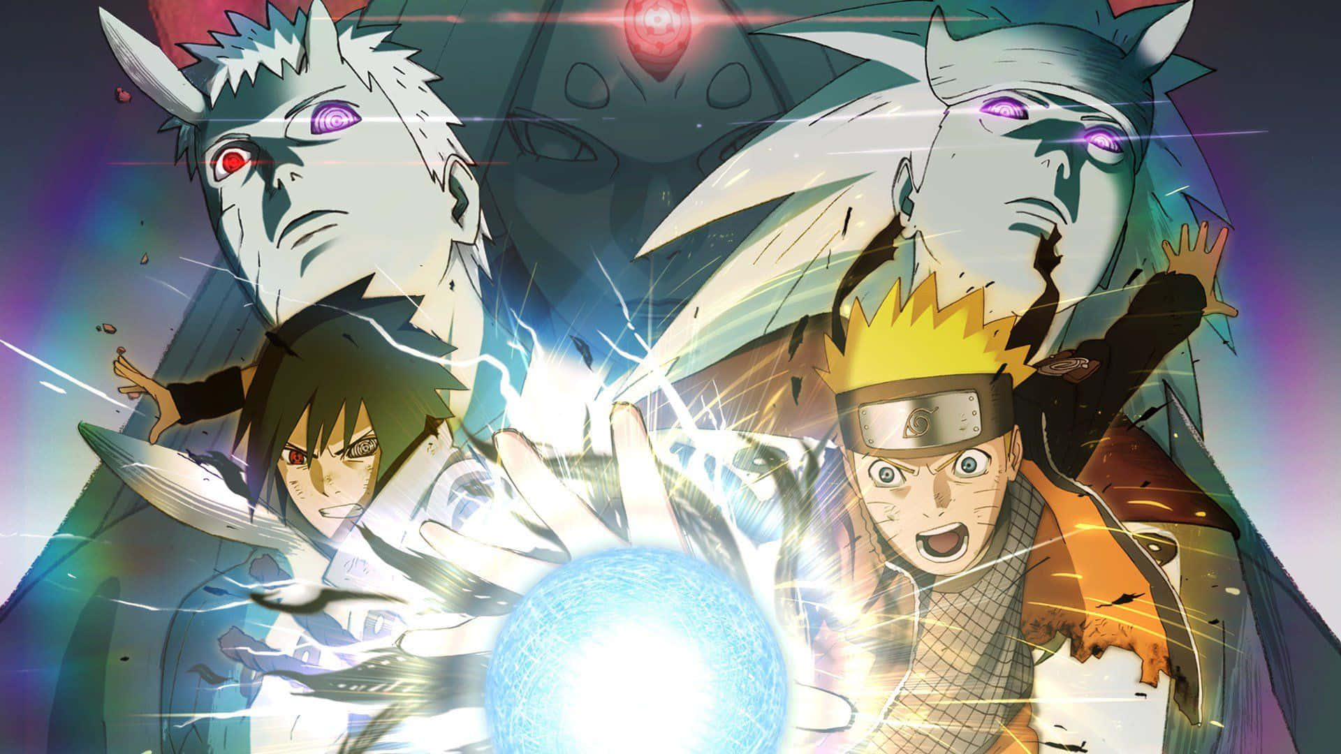 Dyk ned i den episke verden af Naruto med Playstation 4! Wallpaper