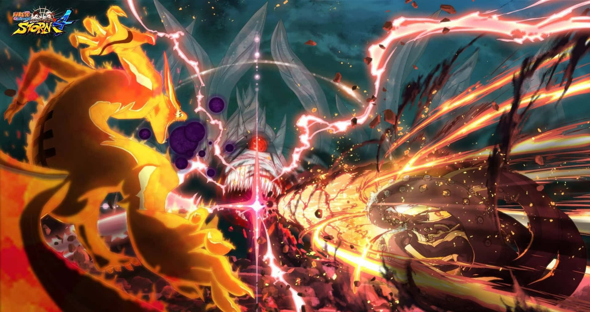 Gør dig klar til episk eventyr i verdenen Naruto på Playstation 4. Wallpaper