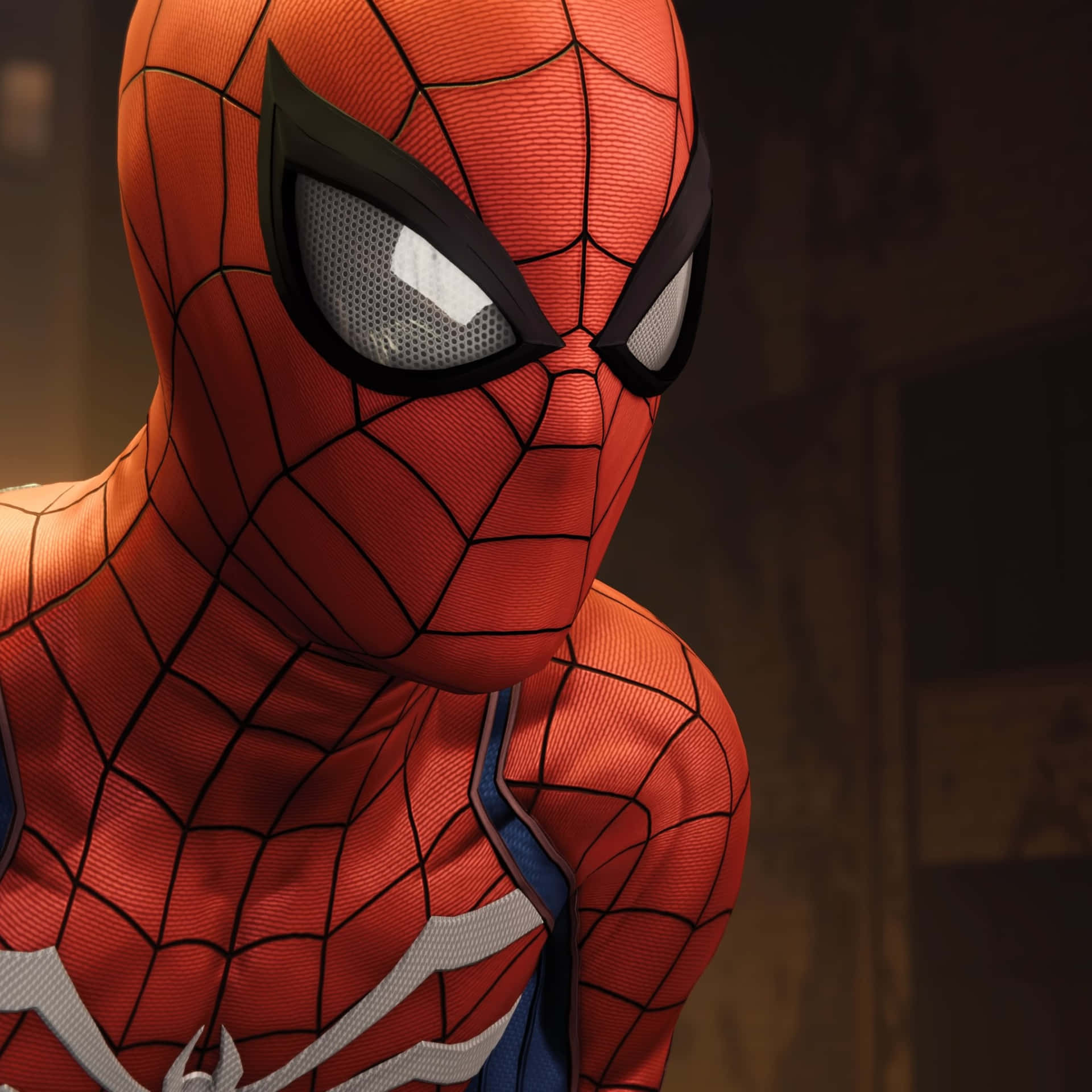 Immaginedel Profilo Animato Di Spider-man In Primo Piano Per Ps4