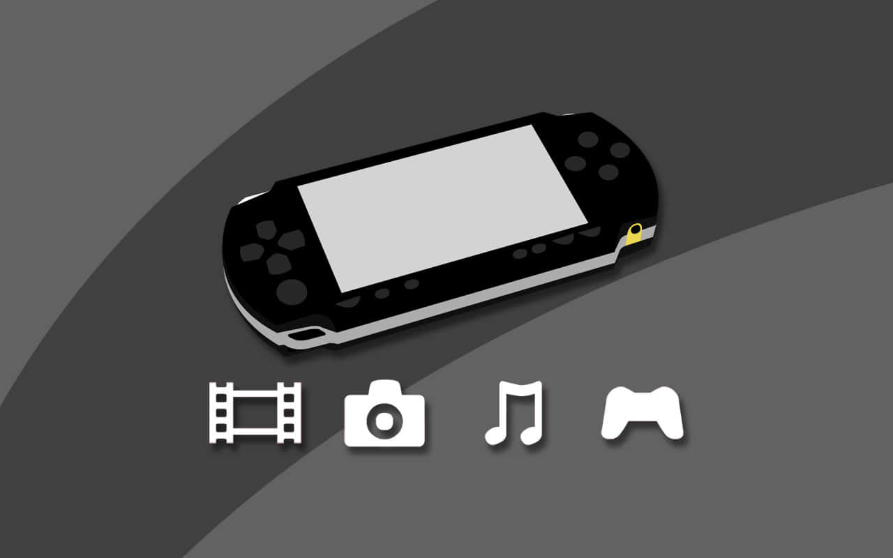 Sleek PlayStation Portable (PSP) Gaming Console
