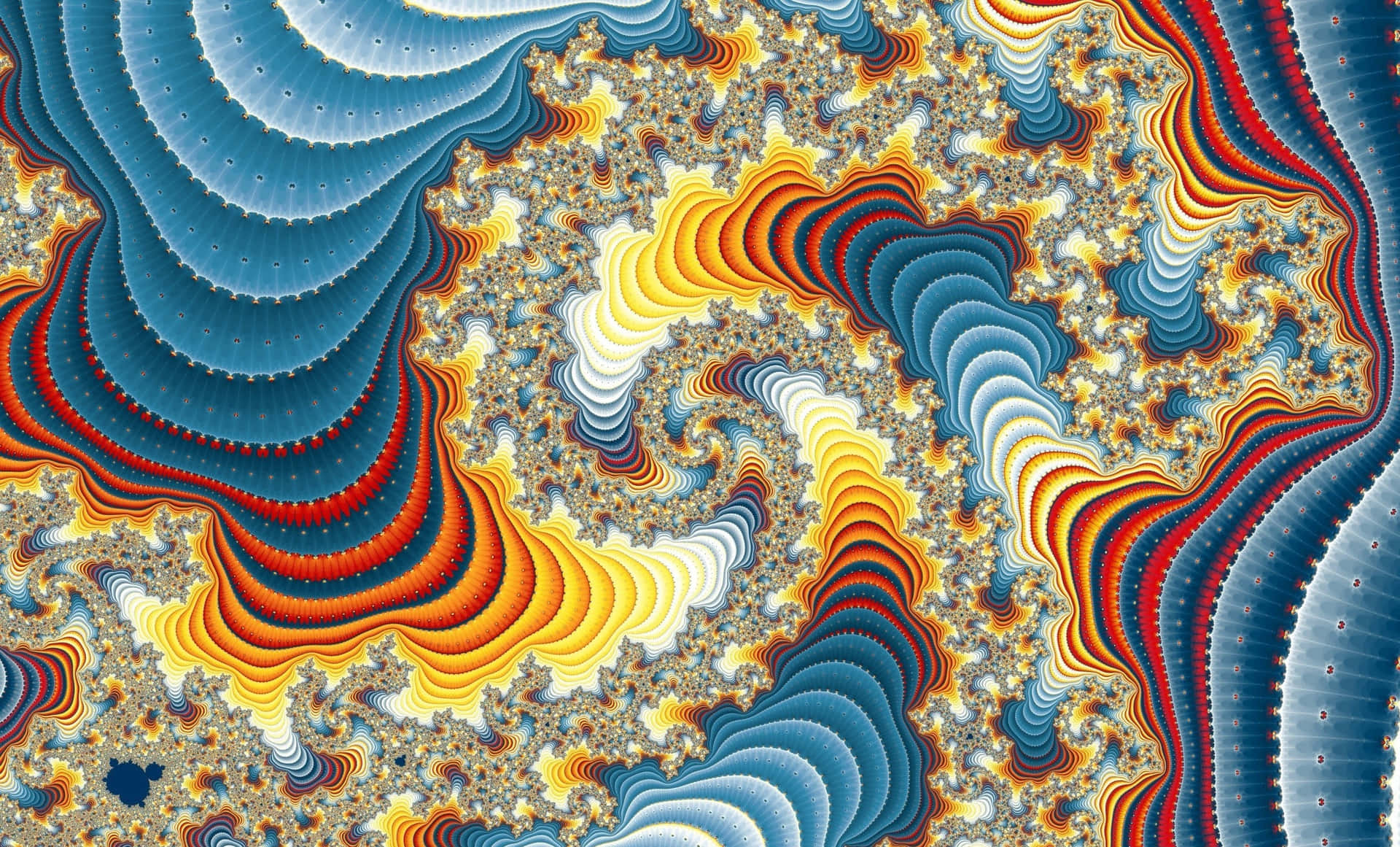 Enigmatic Psychedelic Universe Wallpaper