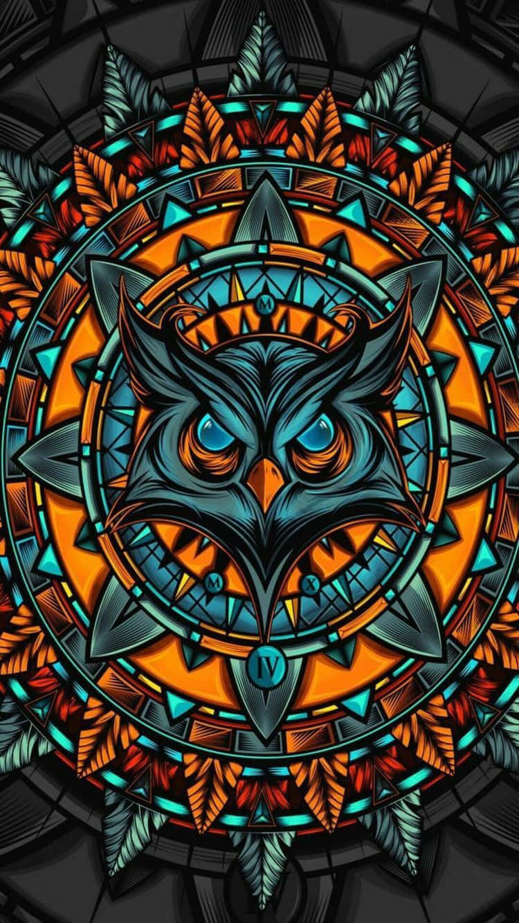A vivid and mesmerizing depiction of psychedelic animals blending into a kaleidoscope of colors Wallpaper