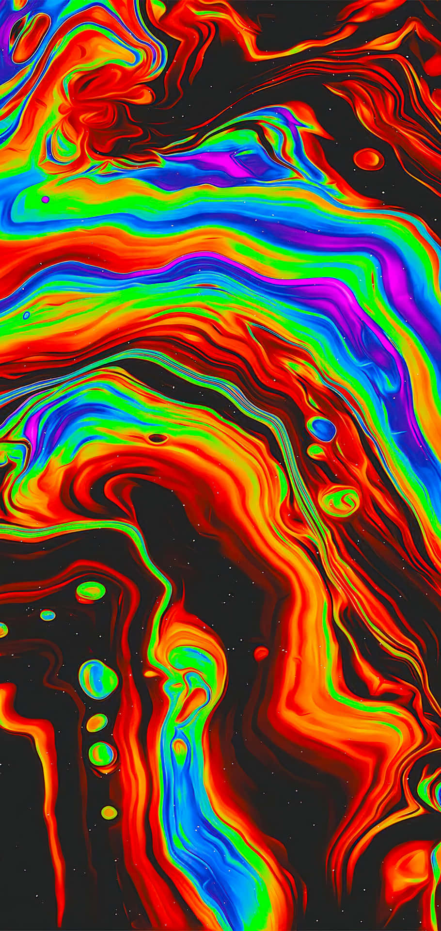 A vibrant world of colors and dimensions: The mesmerizing beauty of psychedelic art Wallpaper