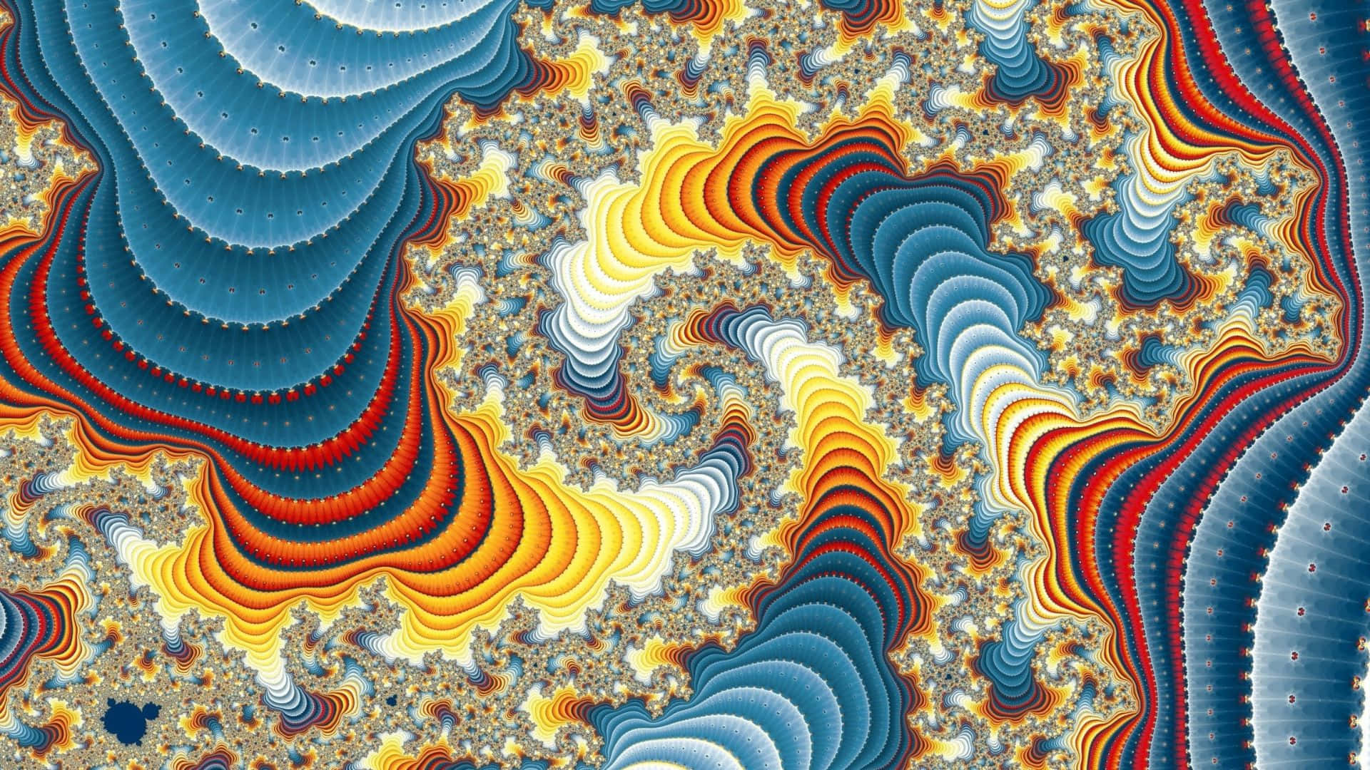 Journey through the Psychedelic Universe Wallpaper