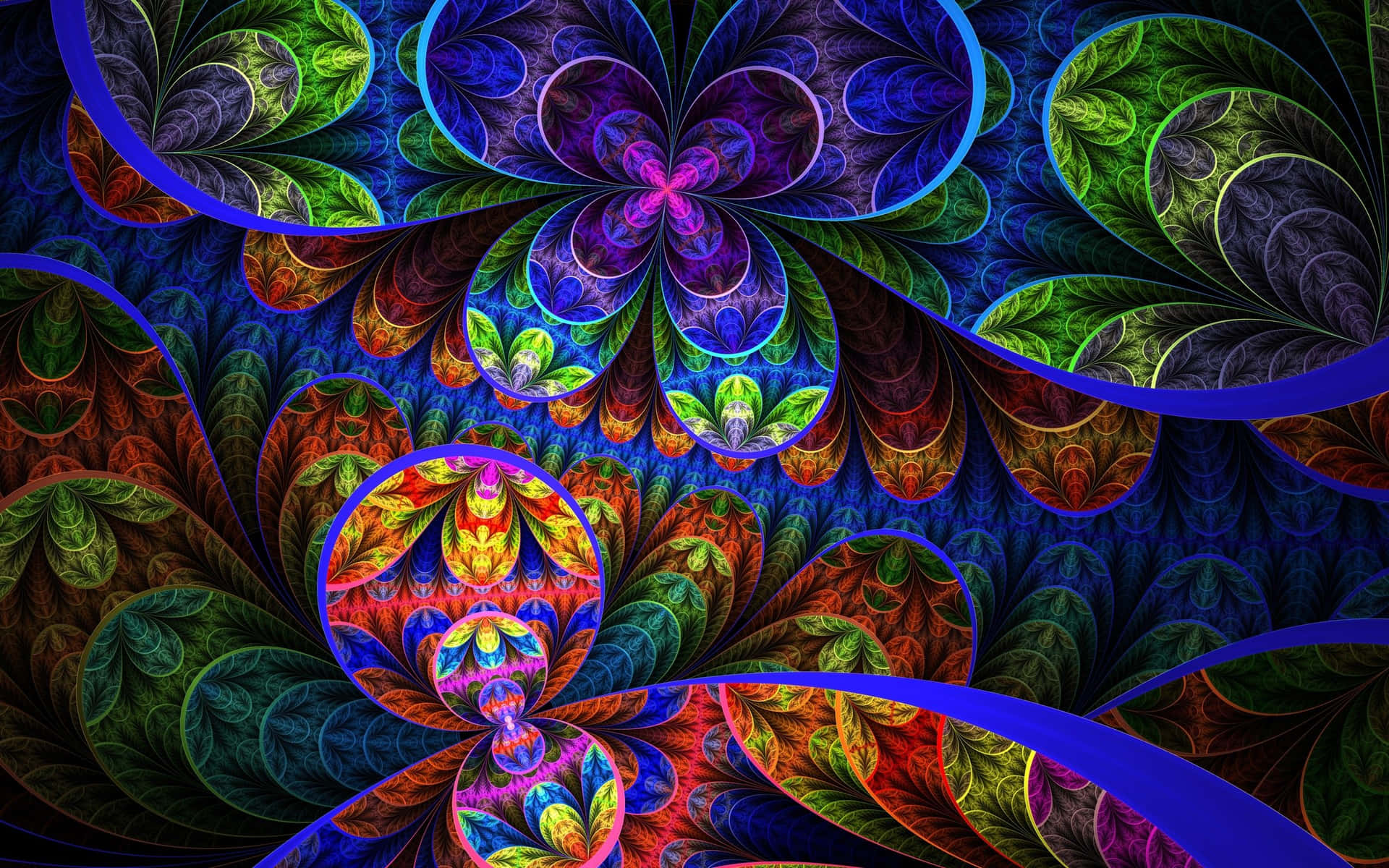 Journey Through the Vibrant Psychedelic Dream Wallpaper