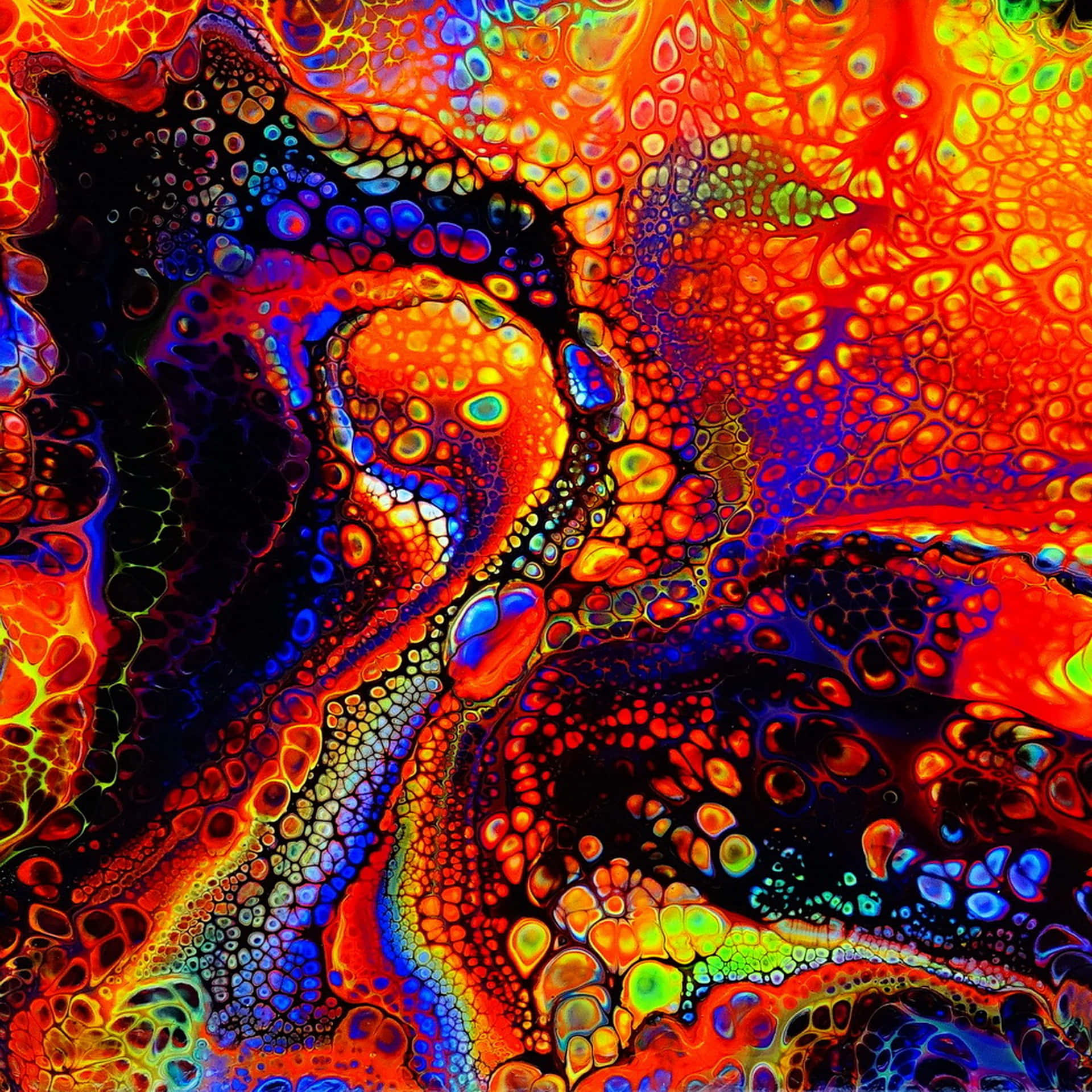 Enigmatic Colors of Psychedelia Wallpaper