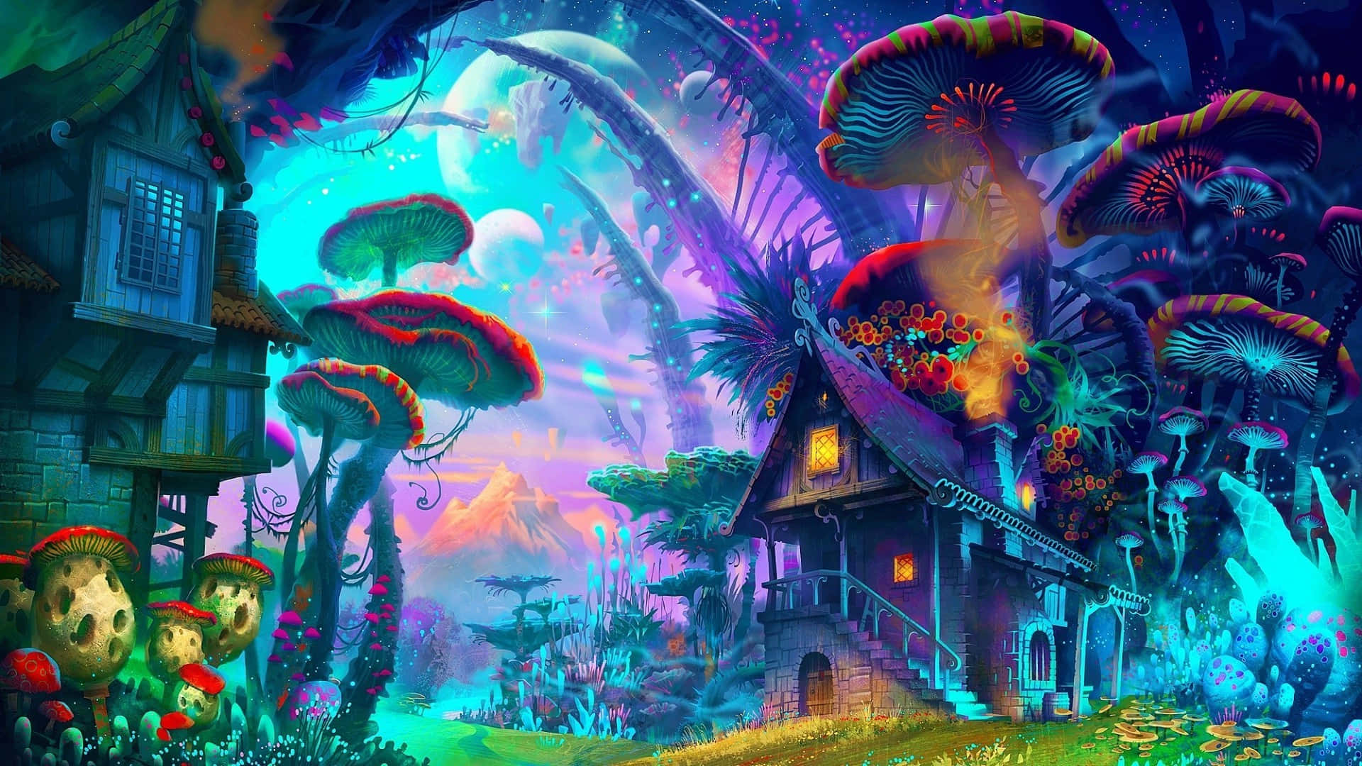 "Transform your reality with psychedelic art"