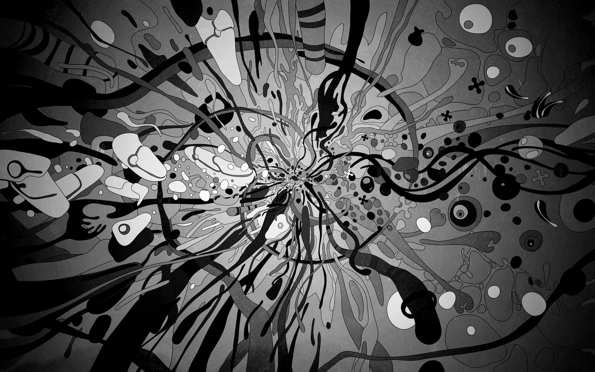 Download Abstract Black And White Abstract Art | Wallpapers.com