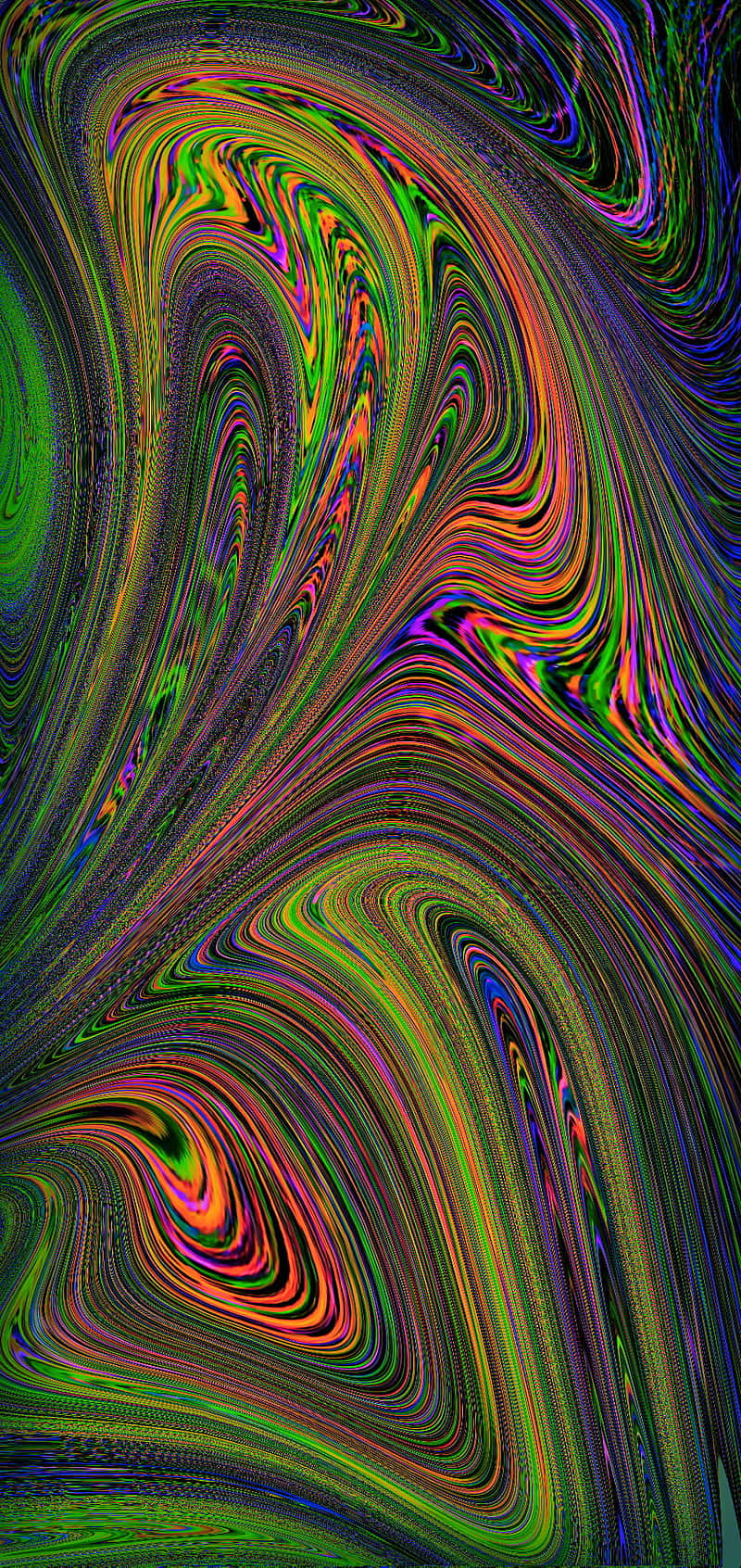 "Explore the vibrant depths of Psychedelic Colors" Wallpaper