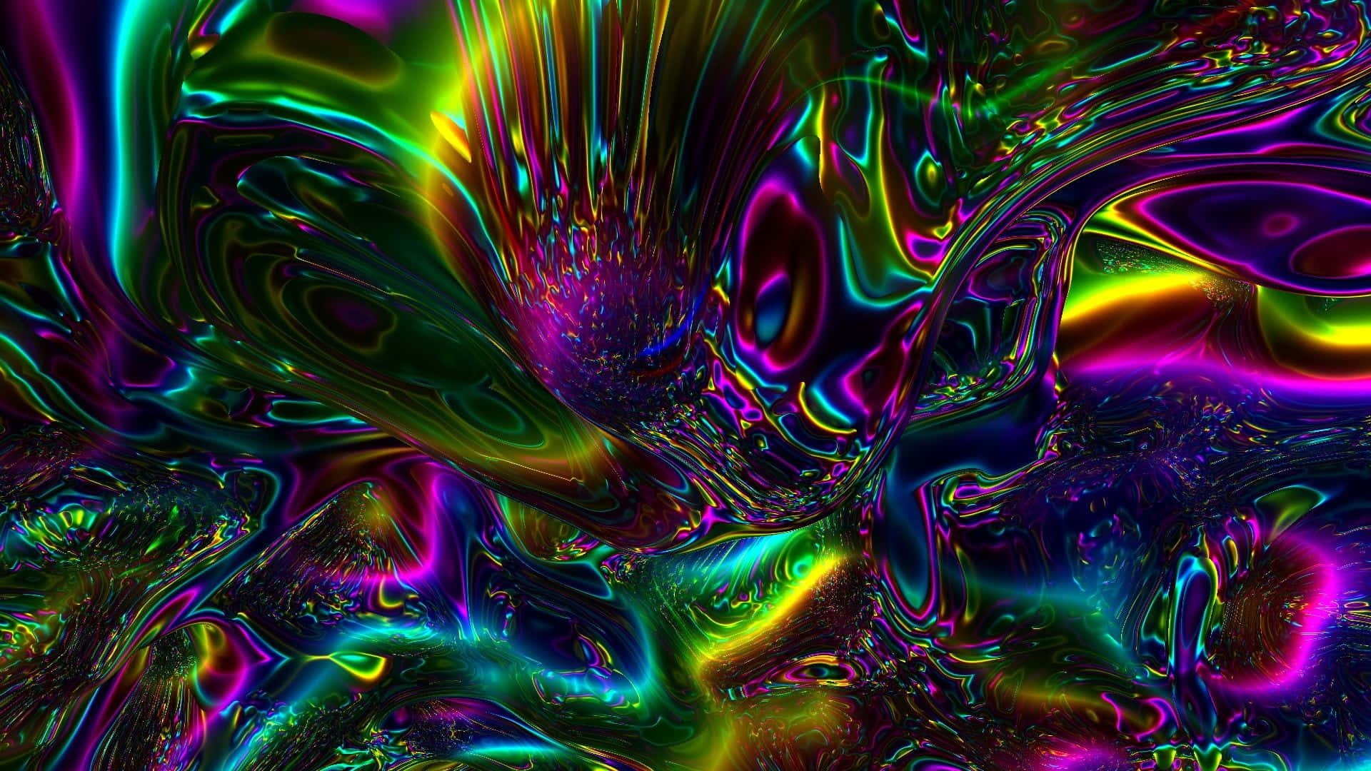 "Illuminate your life with Psychedelic Colors!" Wallpaper