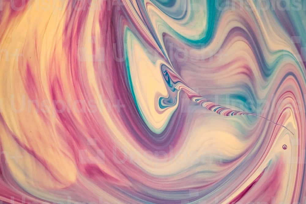 Lyse og levende psychedelic farver Wallpaper
