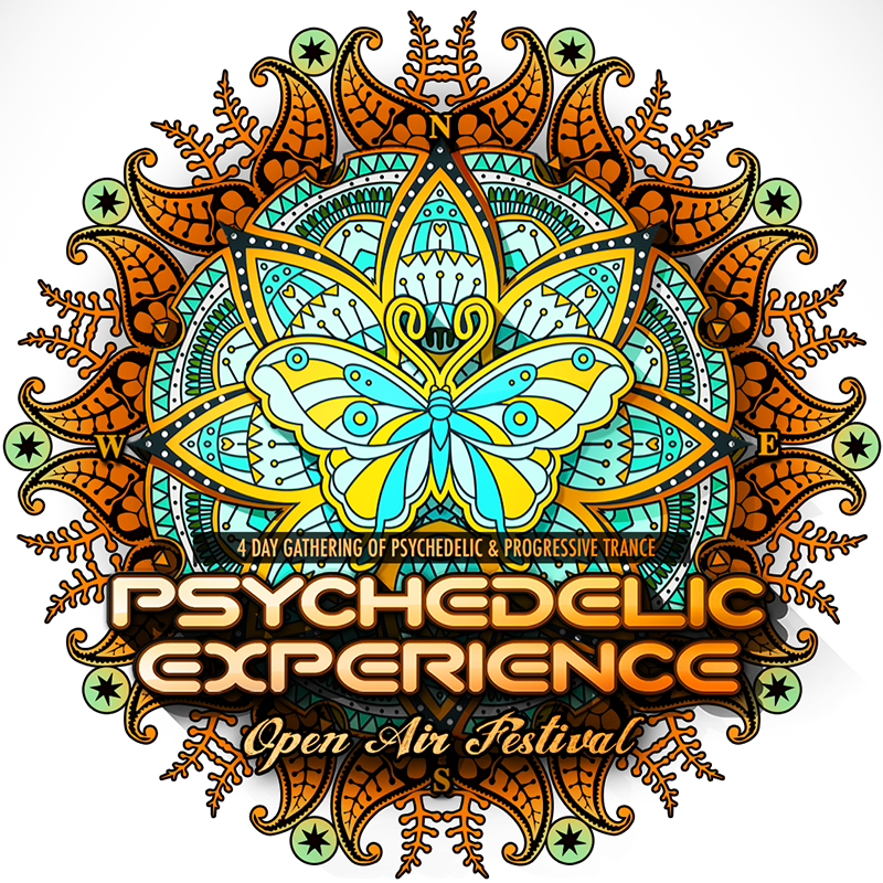 Psychedelic Experience Festival Poster PNG