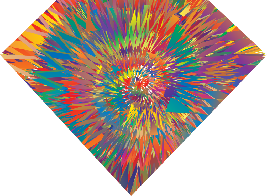 Psychedelic Explosion Abstract PNG