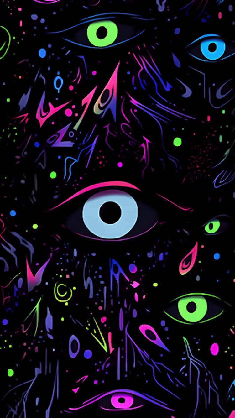 Psychedelic Eyesi Phone6 Wallpaper Wallpaper