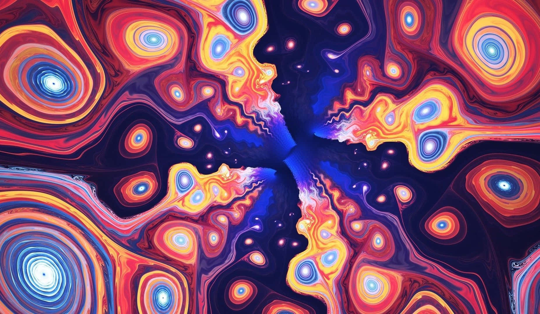 Psychedelic Grunge Explosion Wallpaper
