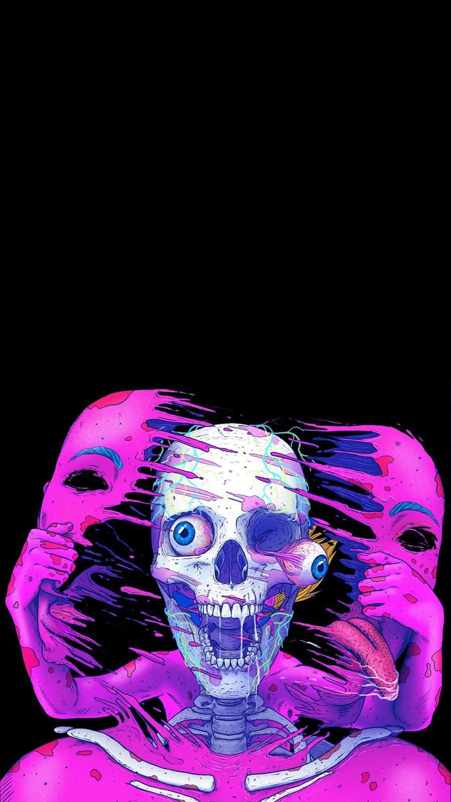 Psychedelic Grunge Aesthetic Art Wallpaper