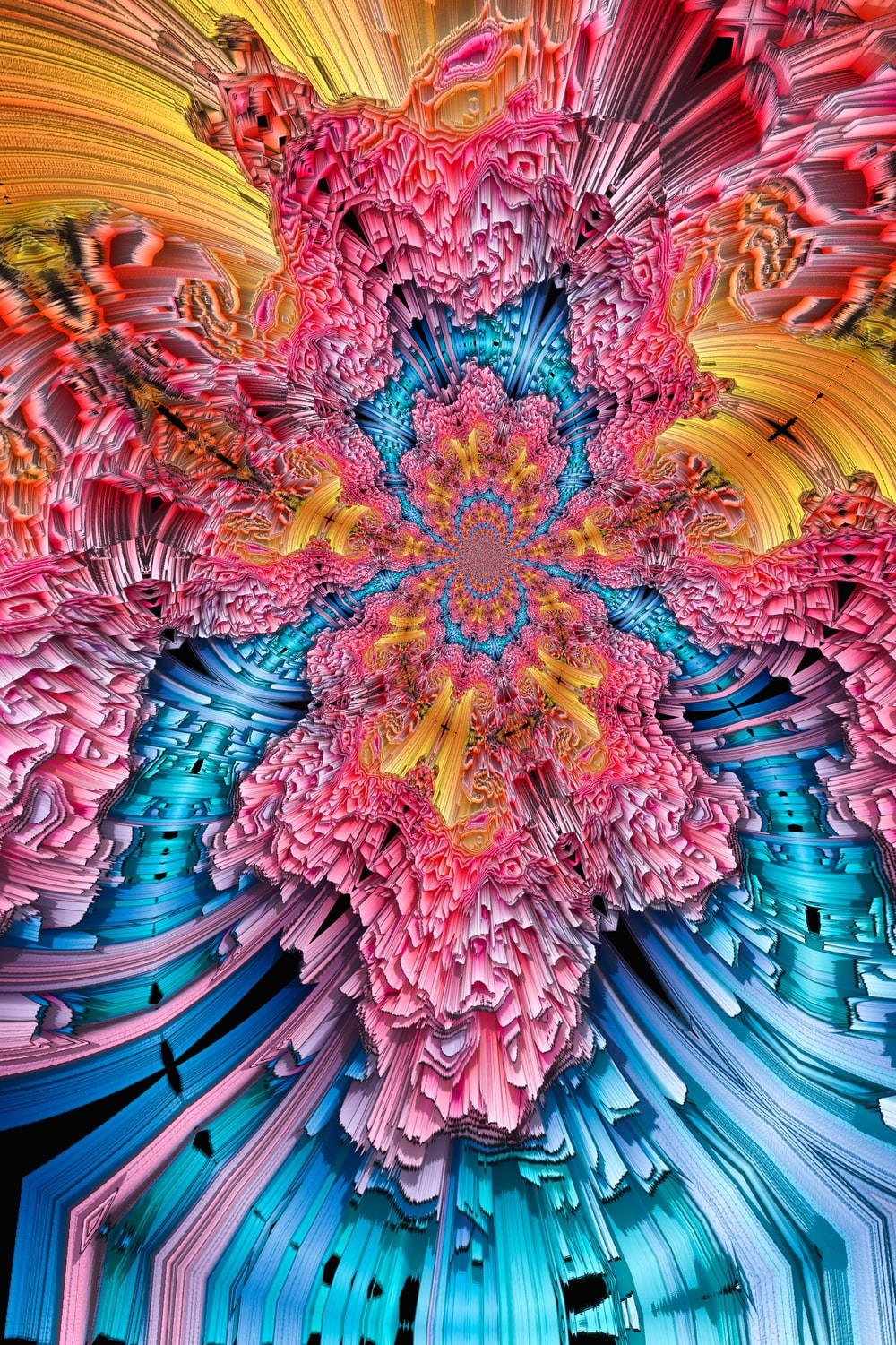Psychedelischeiphone Rosa Objekte Wallpaper