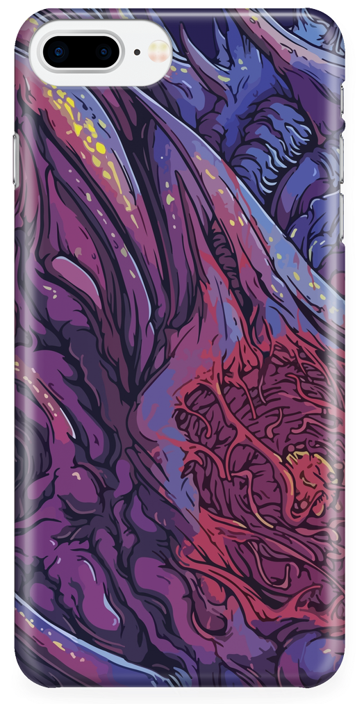 Psychedelic Phone Case Design PNG