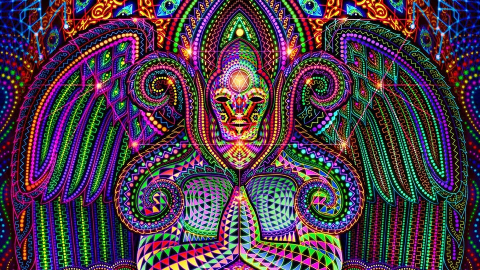 Exploring a vibrant psychedelic world