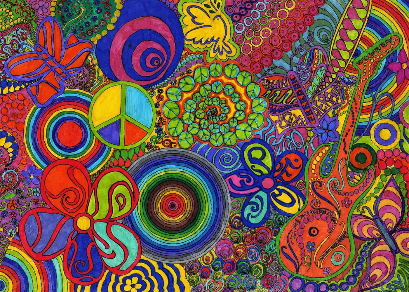 Download “Experience Your Wildest Dreams with Psychedelic” | Wallpapers.com