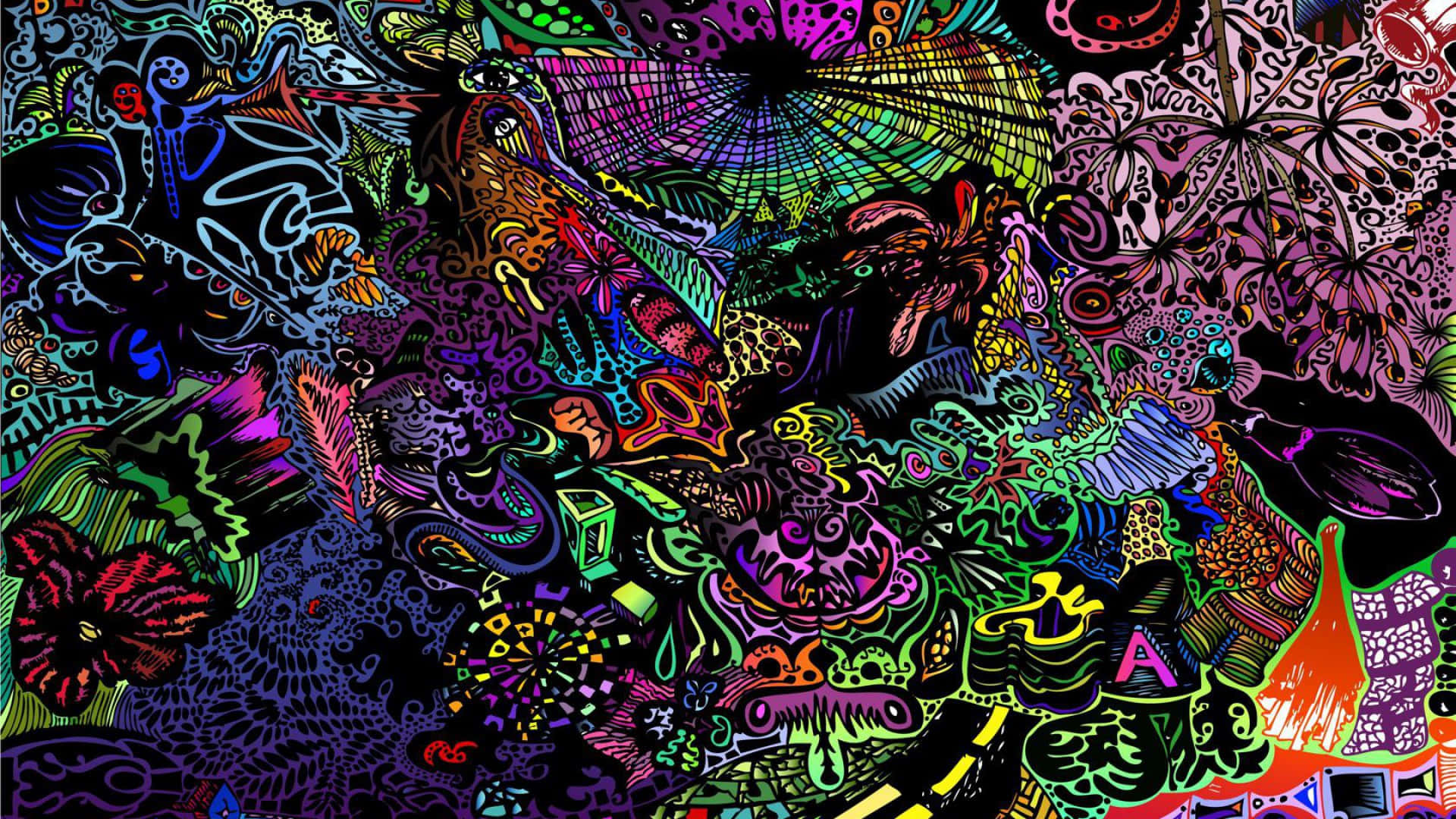 Unlock a World of Color with Psychedelic Art