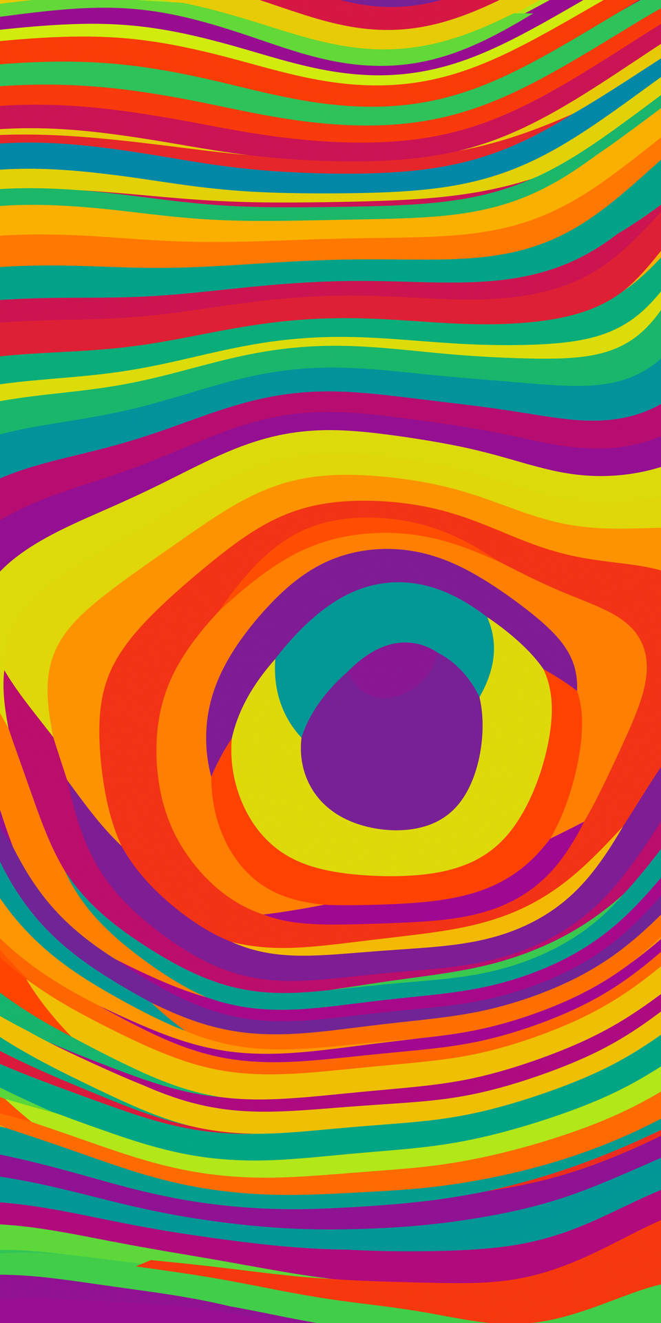 Psykedeliske Rainbow Striber Wallpaper