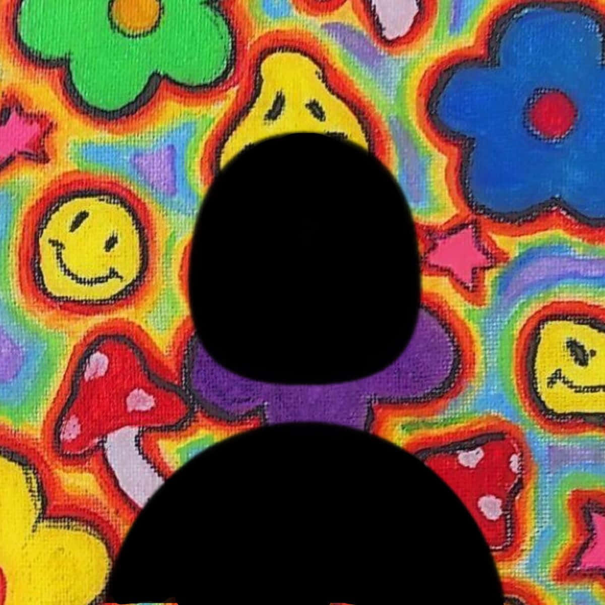 Psychedelic Smileys Indie Pfp Wallpaper