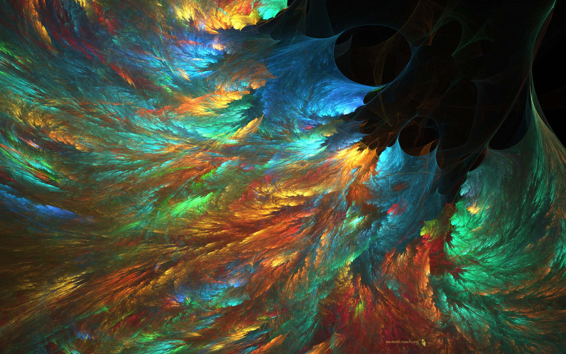 A Colorful Abstract Image Wallpaper