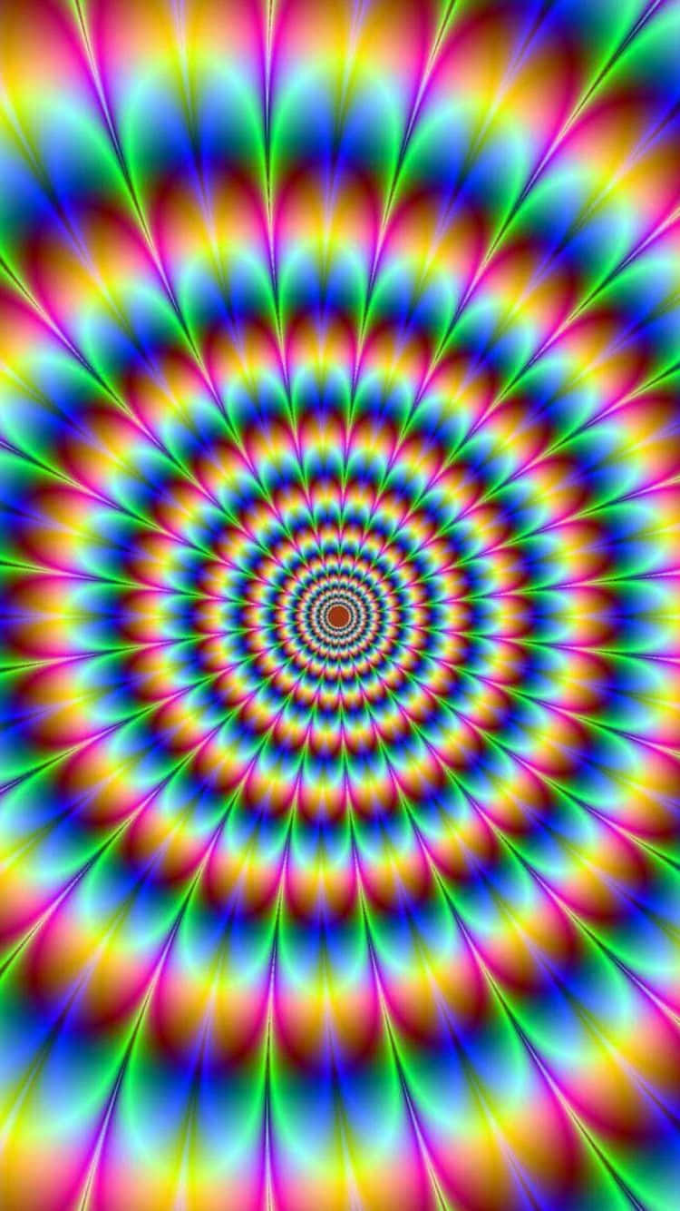 Psychedelic_ Spiral_ Pattern Wallpaper