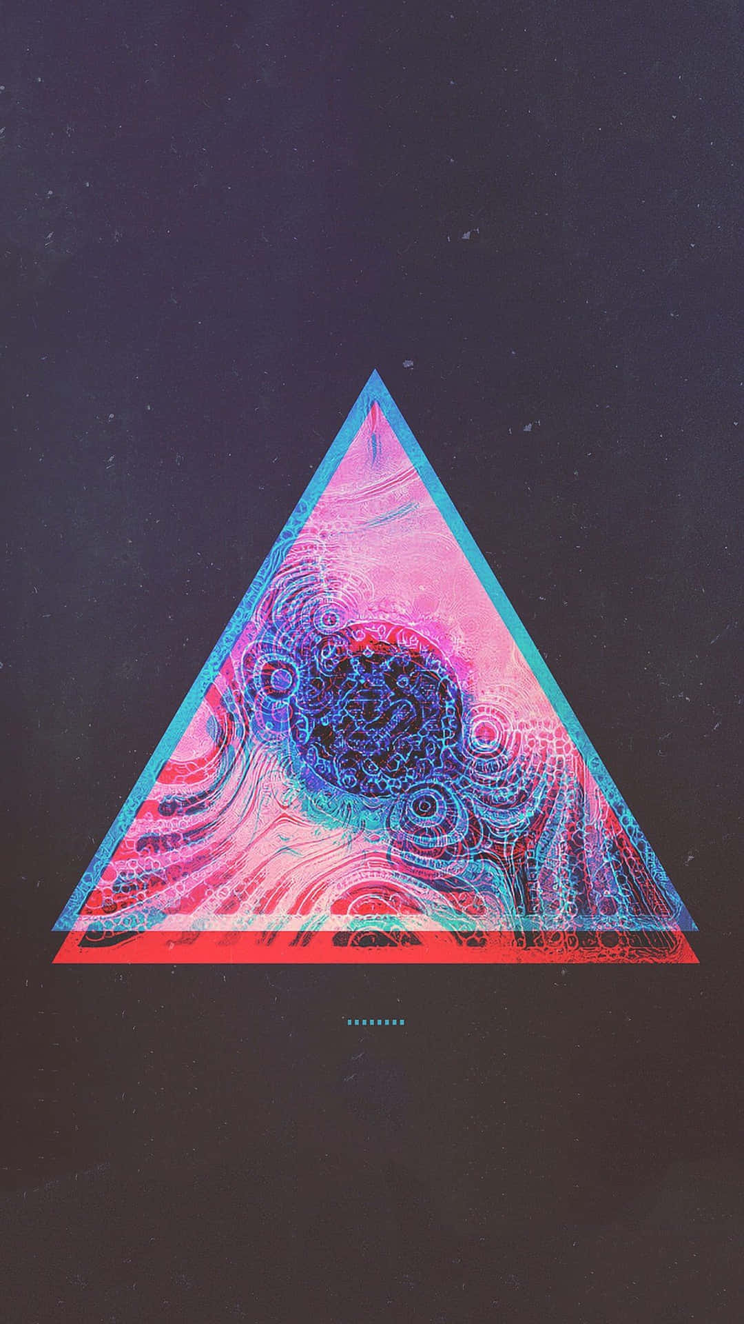 Psychedelic Triangle Artwork Wallpaper