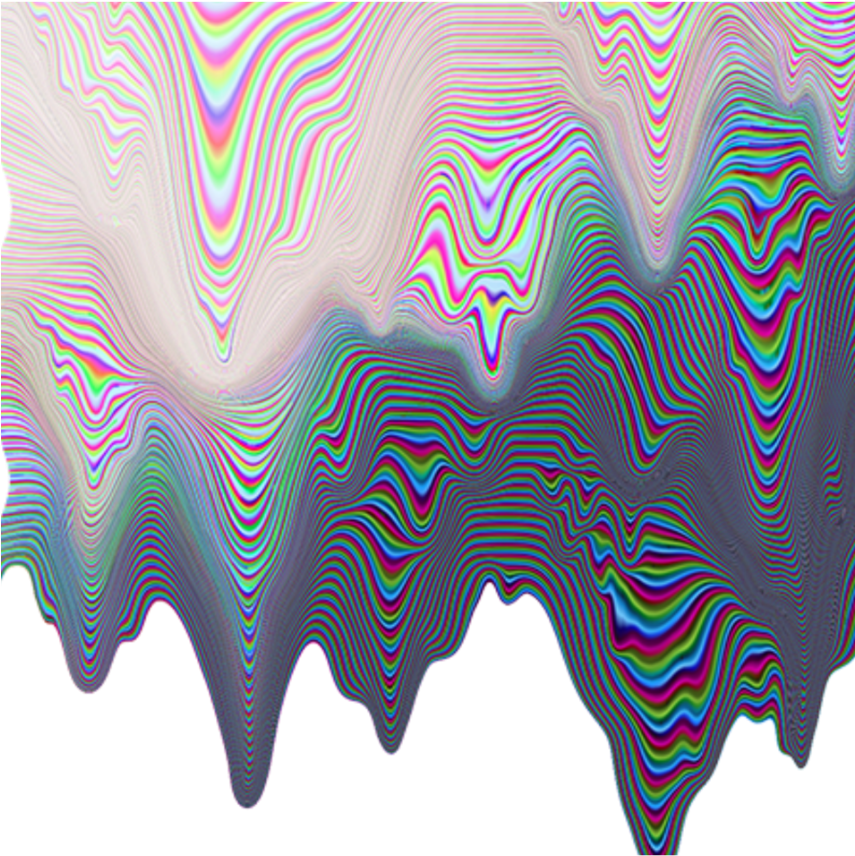 Psychedelic Wave Patterns PNG
