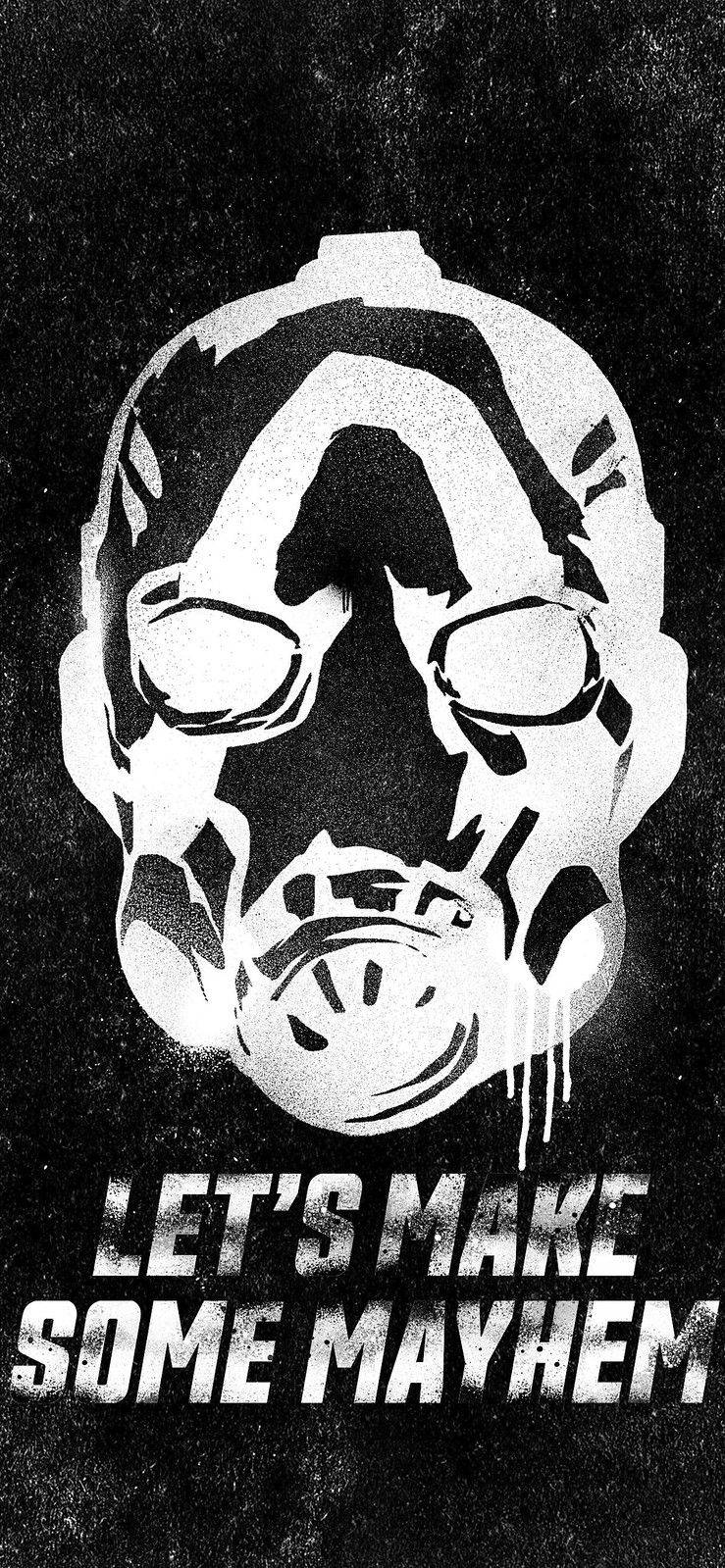 Psycho Mask Art Of Borderlands