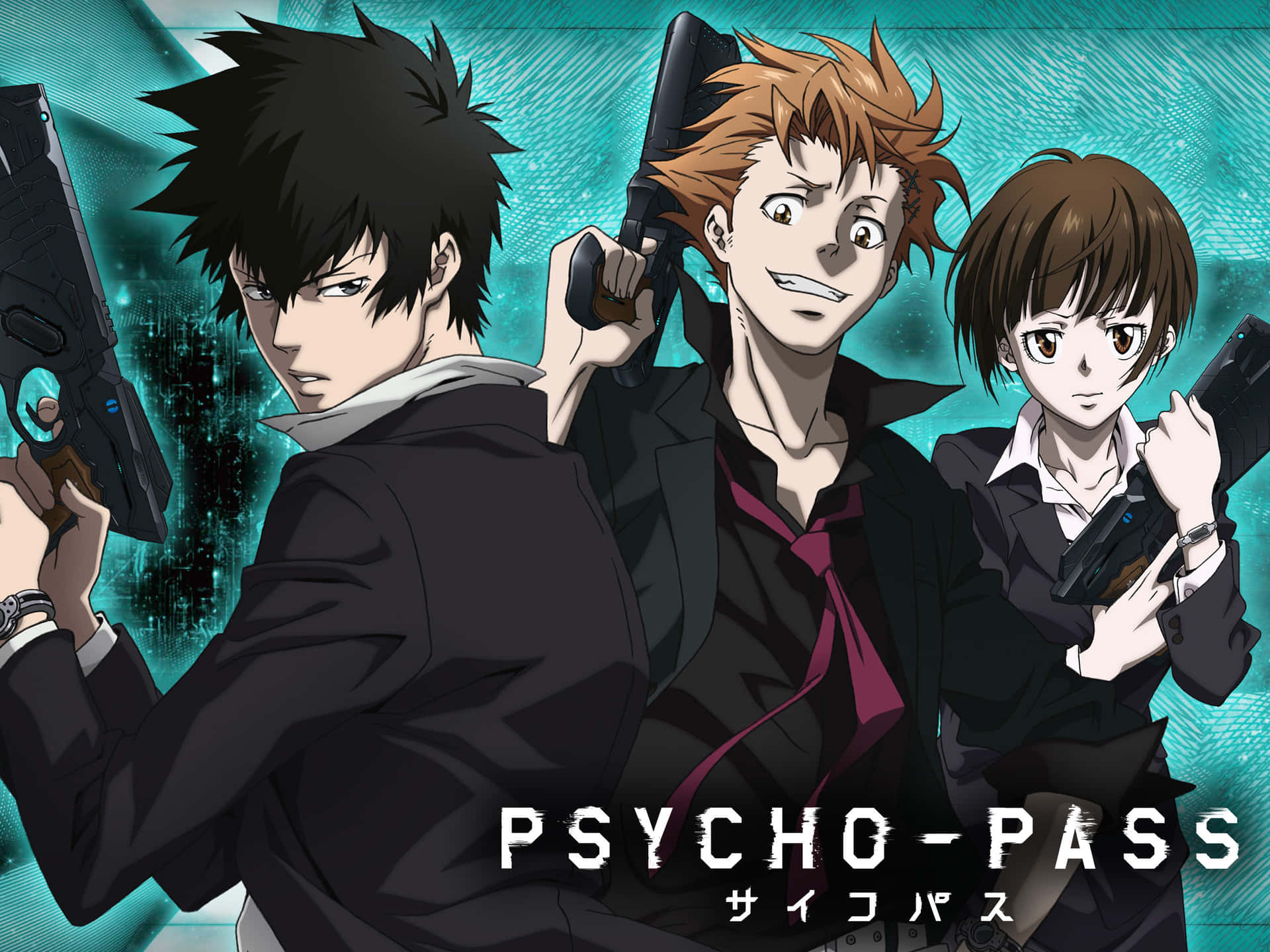 "Solve the Mystery in Psycho Pass." Wallpaper