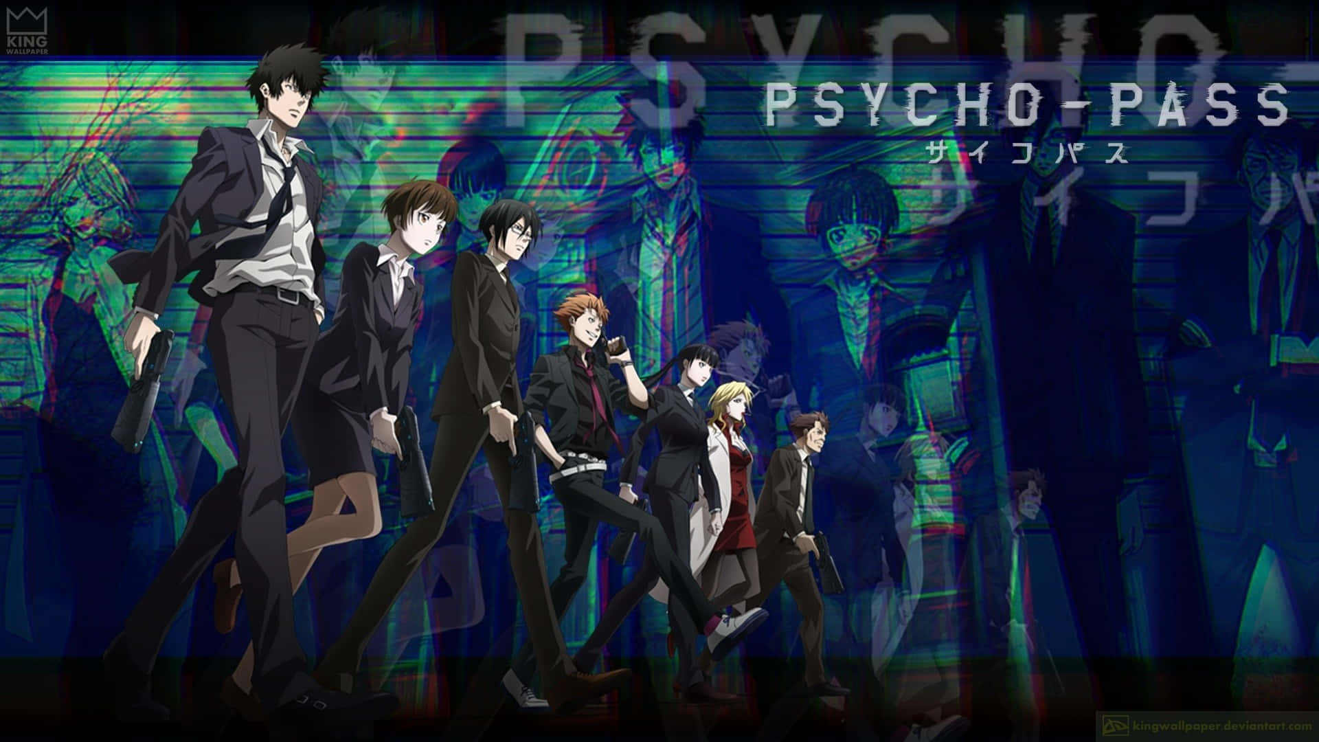 Psycho Pass Anime Characters Wallpaper