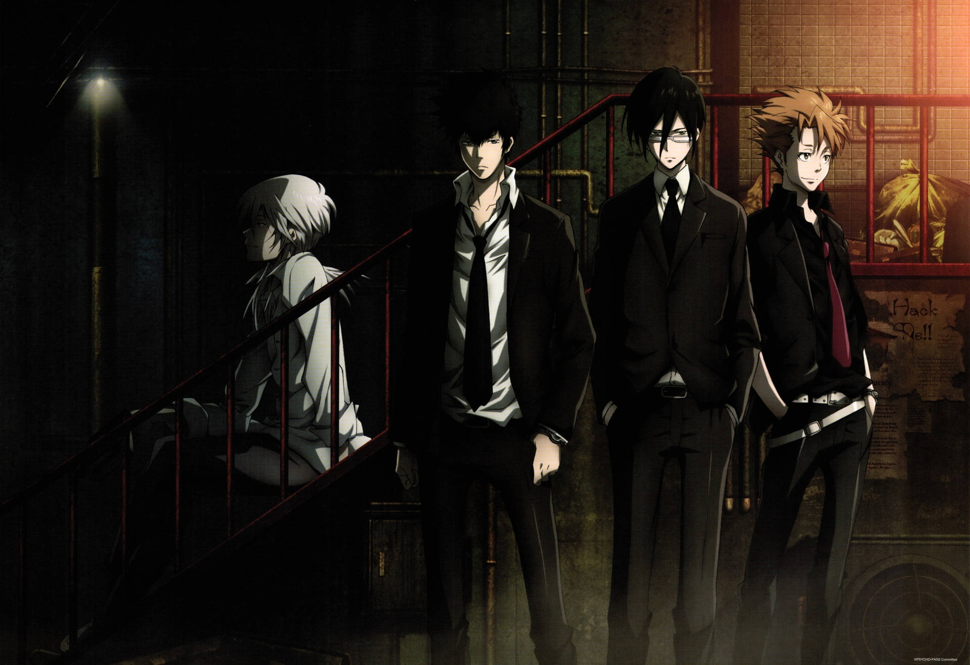 Psycho Pass Male Characters Wallpaper