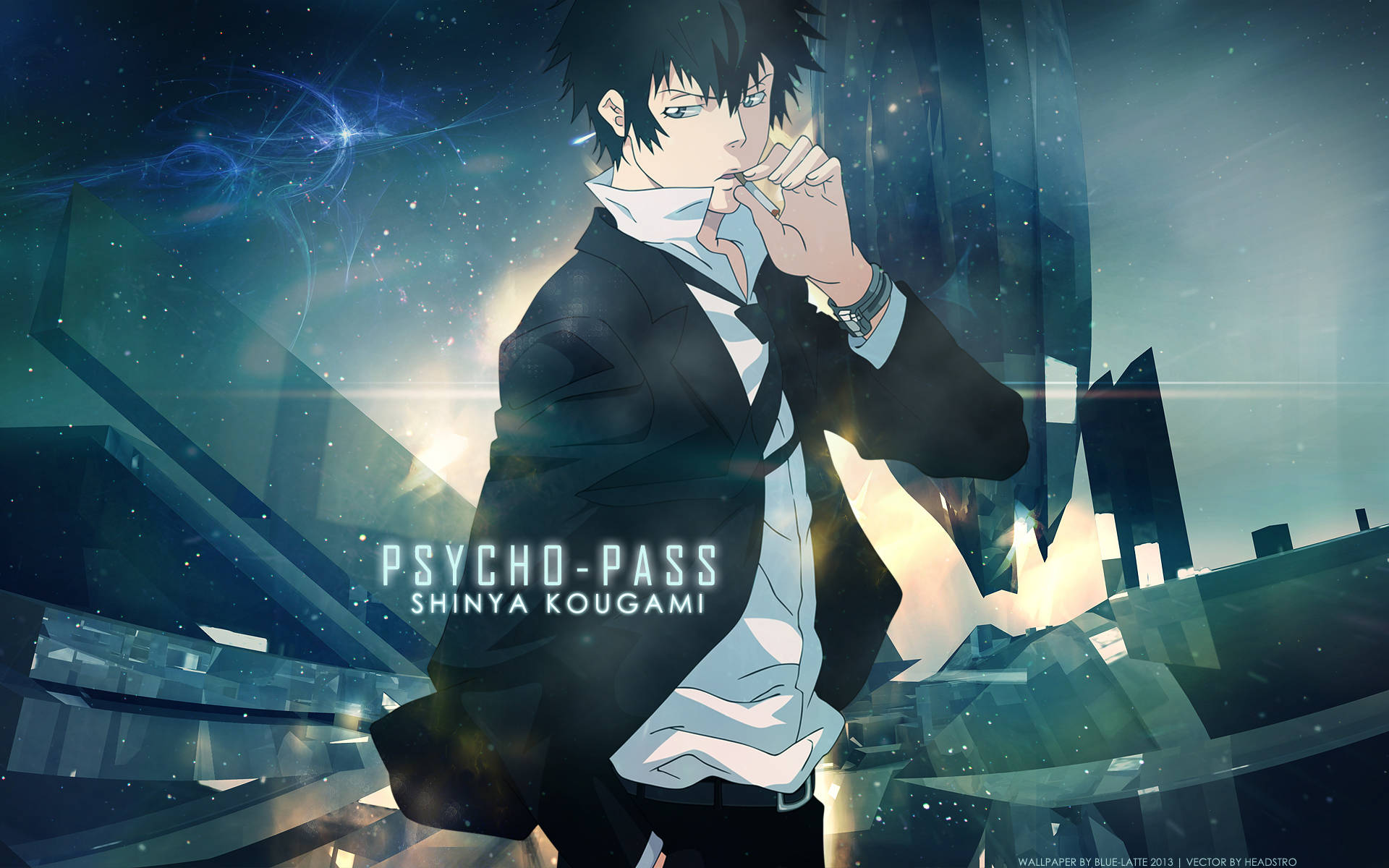 Psycho Pass Smoking Kogami Wallpaper
