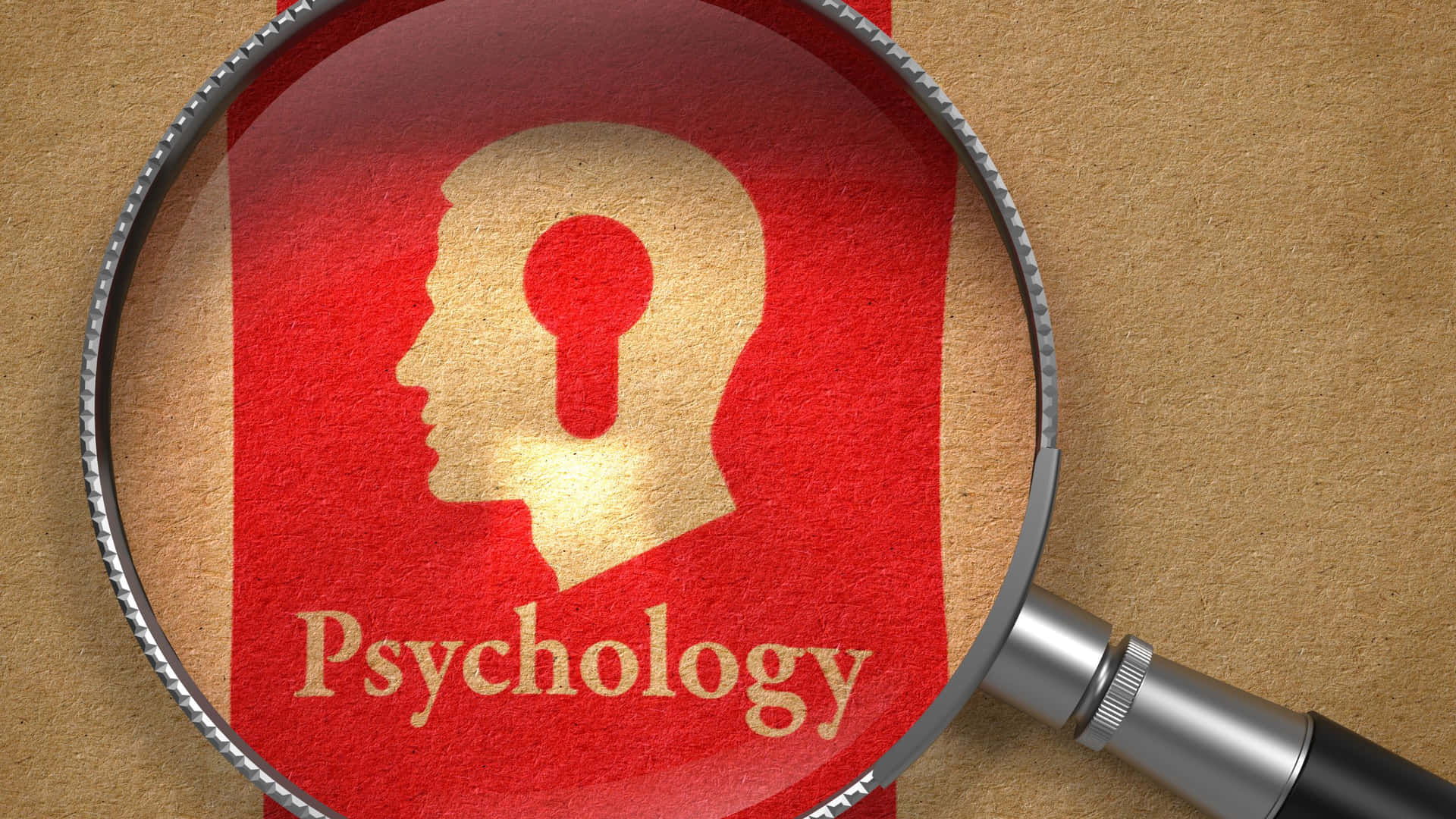 Psychology - A Magnifying Glass With A Head