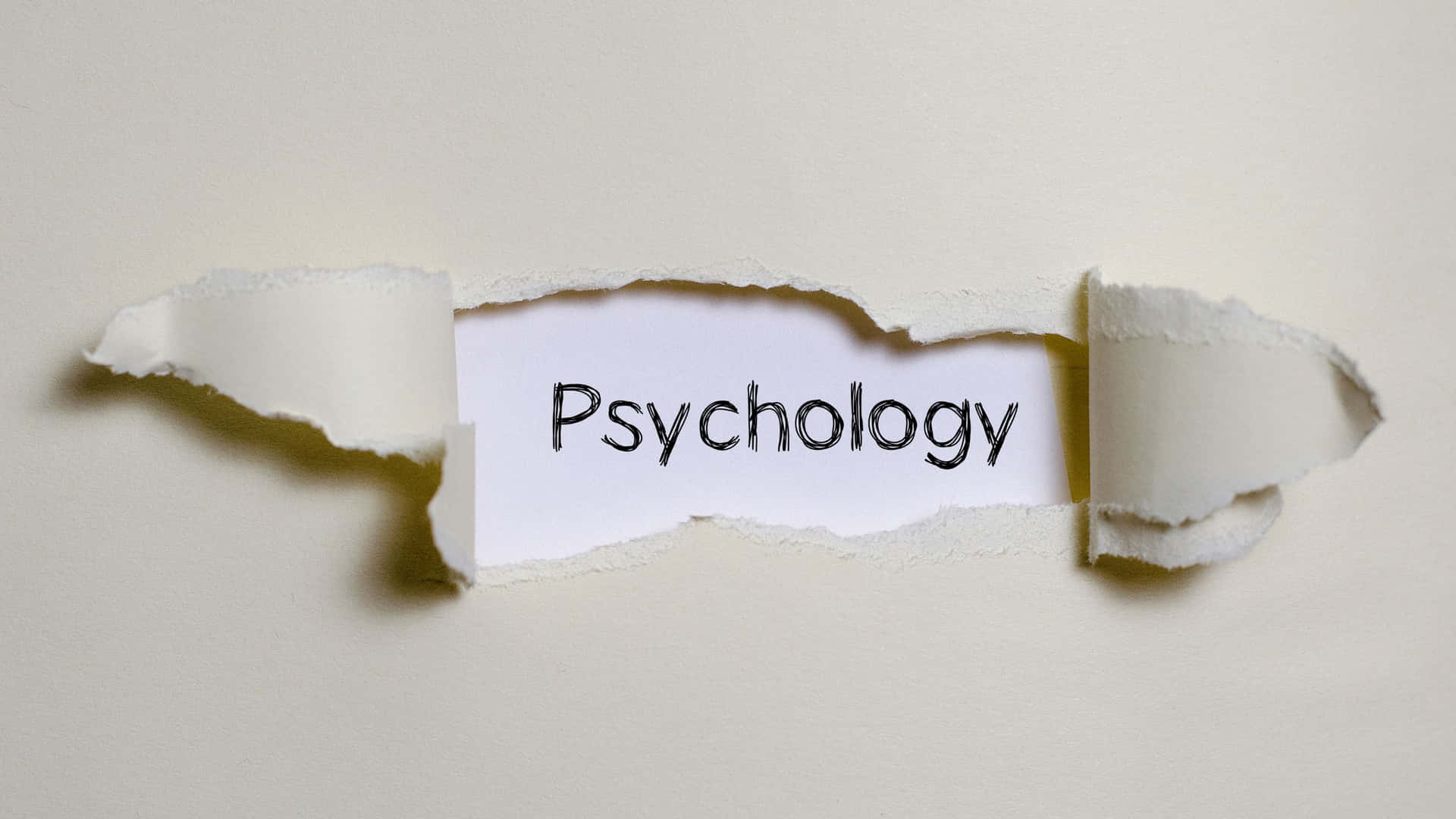 Psychology On A Piece Of Paper
