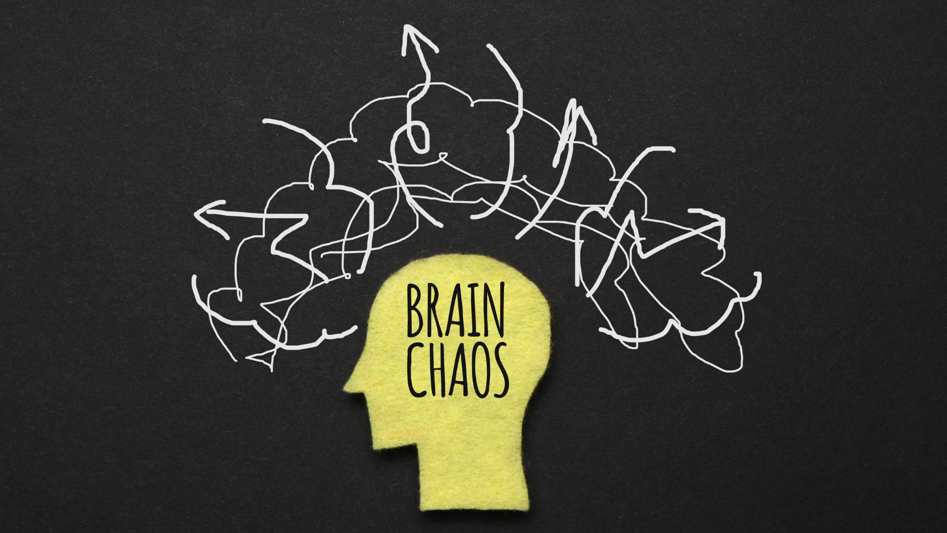 Psychology Brain Chaos Illustration Art Wallpaper