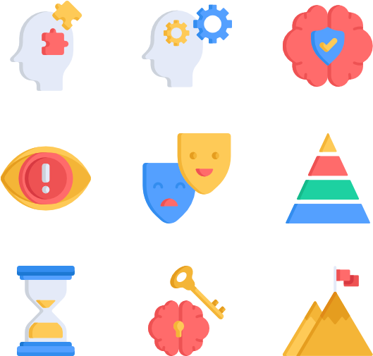 Psychology Concepts Icons PNG
