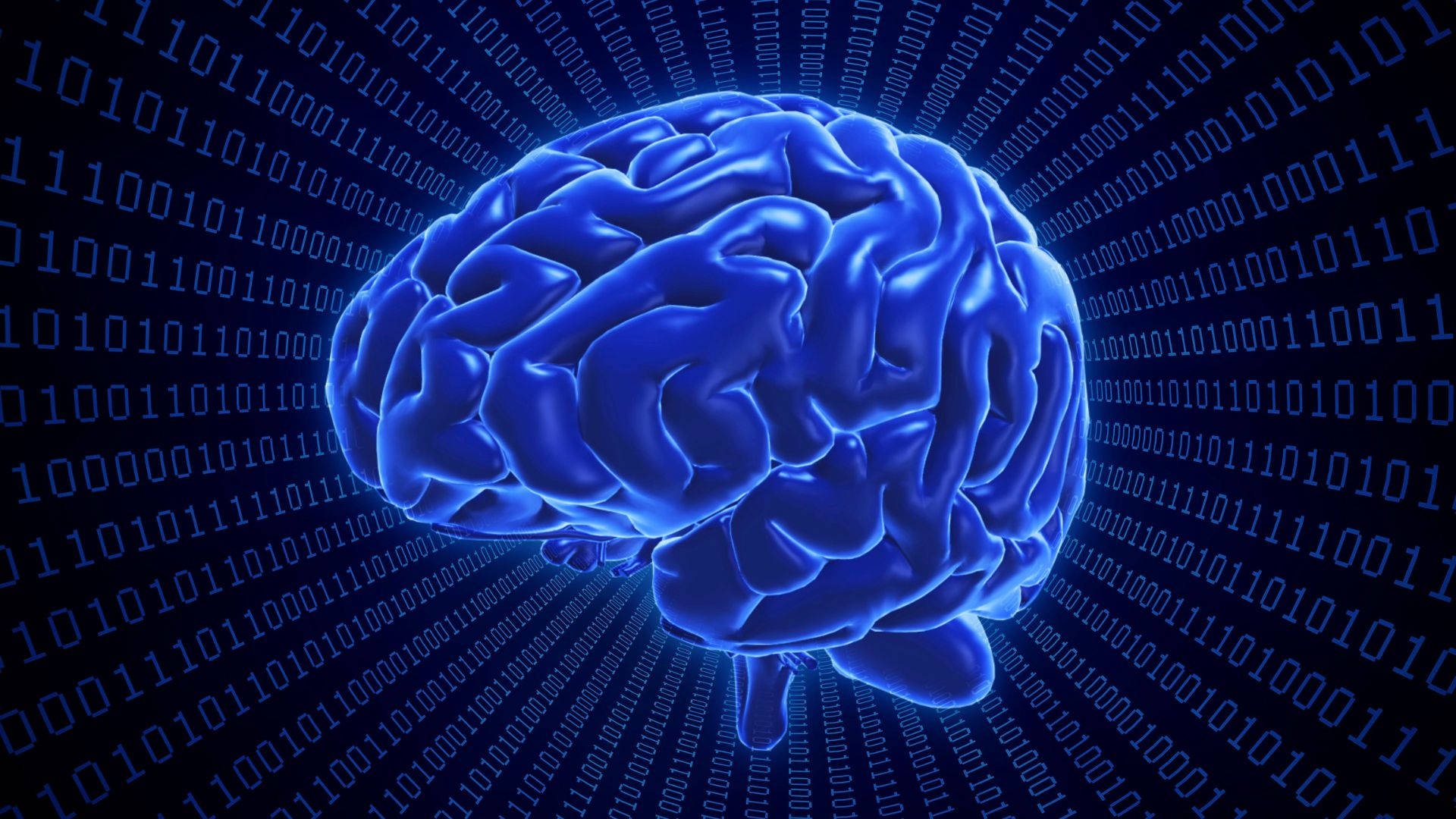 Psychology Neon Purple Brain Wallpaper