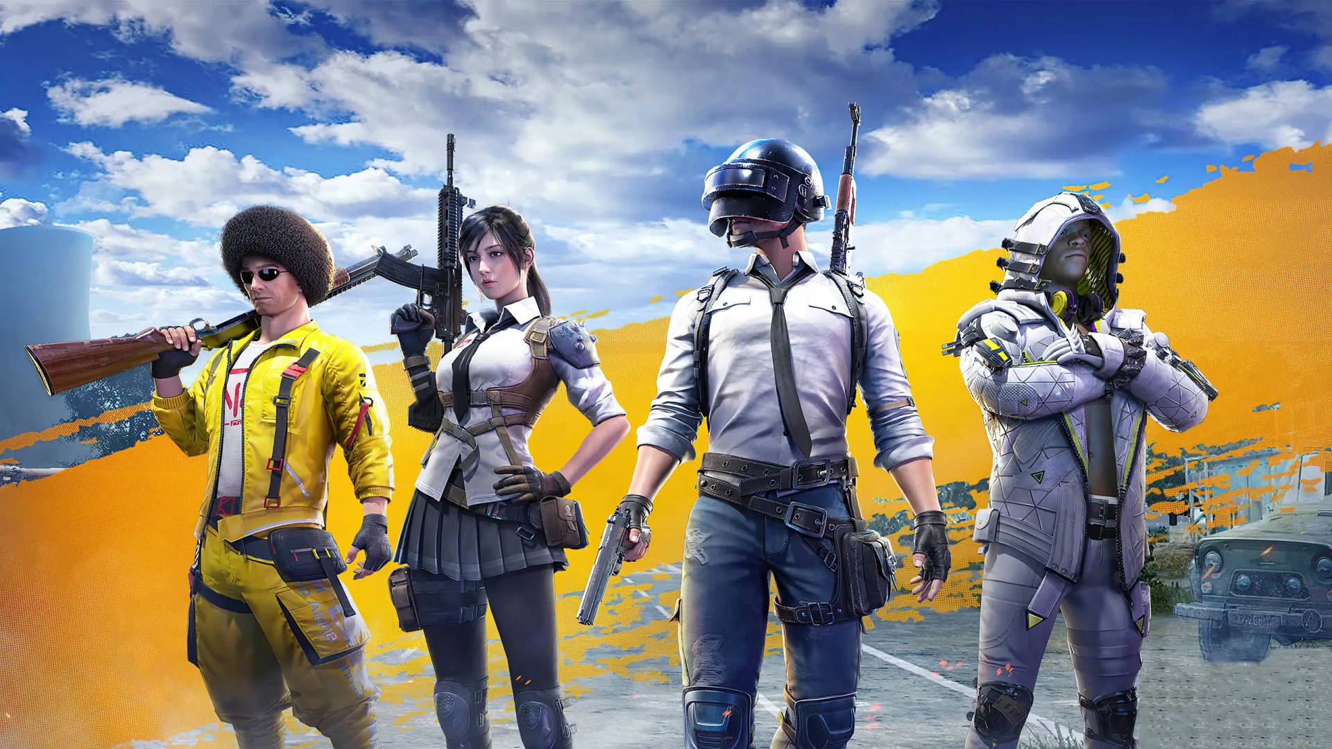 Pubg 1440p Character Line-up