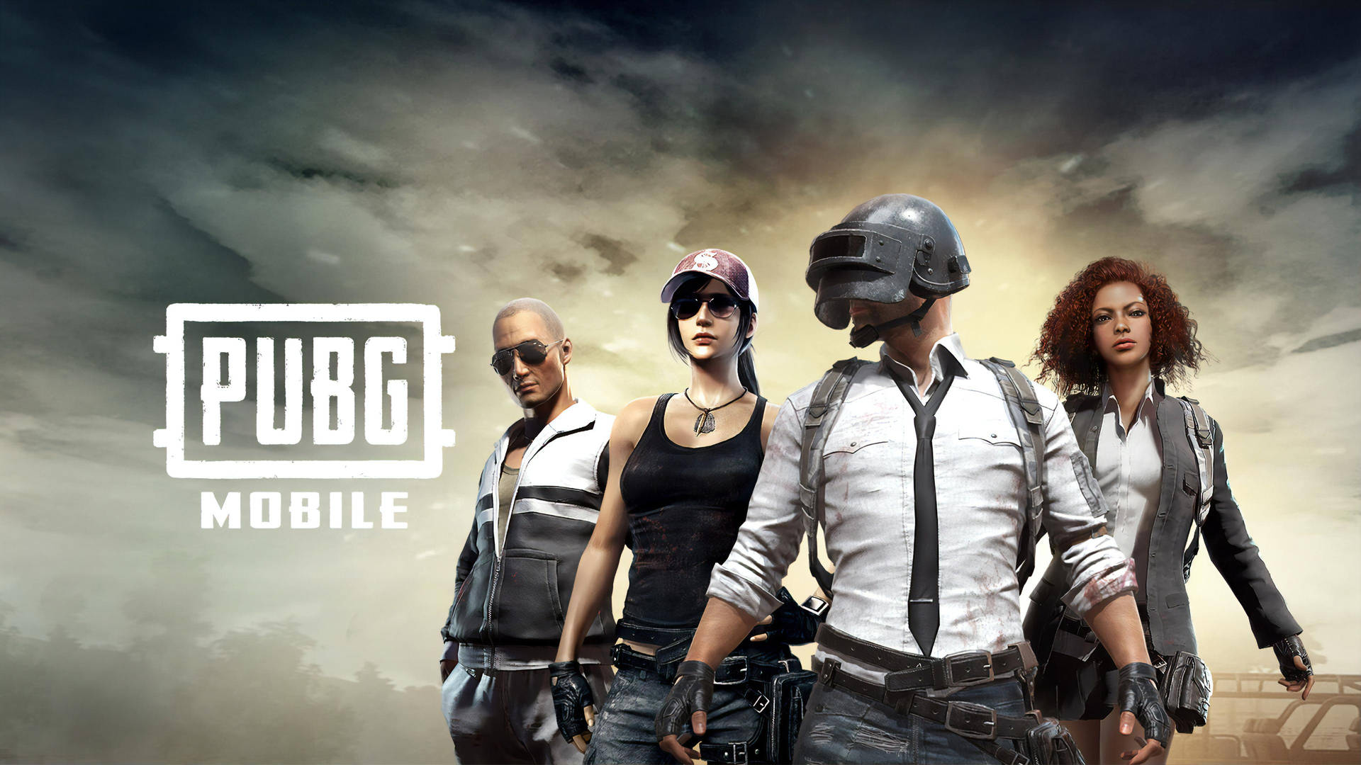 PUBG 2020 Four Characters Wallpaper