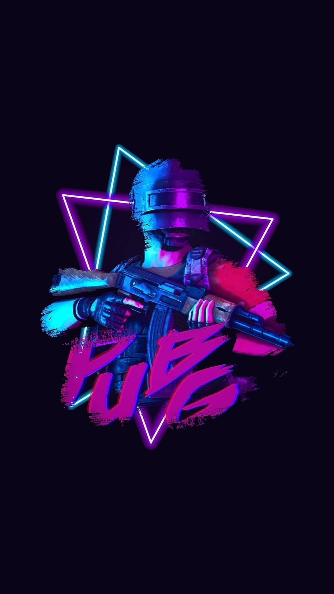 Download Pubg 3d Live Hd Neon Art Wallpaper 