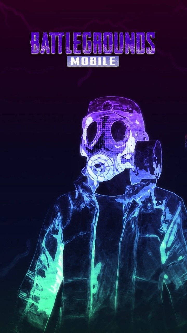 Pubg 3d Live Hd Neon Gas Mask Wallpaper